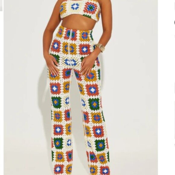 Pants - Gorgeous 2pc CROCHET Set NWT